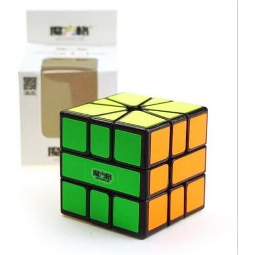 QIYI MFG 3x3x3 SQ1 Fan-shaped Magic Cube Speed Twist Puzzle Fancy Cubic Brain Teaser Jigsaw 3D Puzzle Irregular ABS Ultra-Smooth