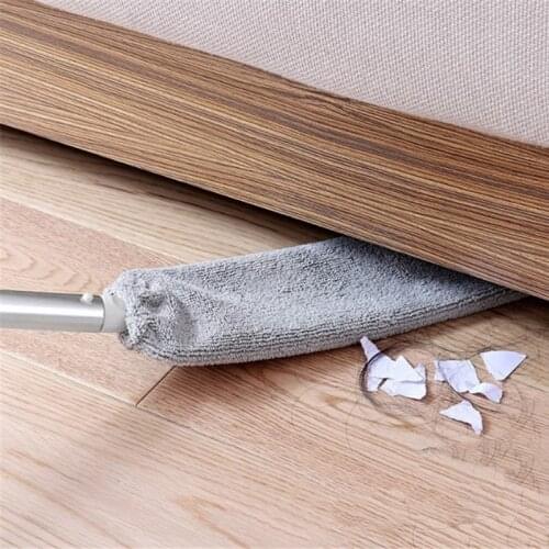 Long Handle Bedside Dust Brush Mop Flexible Cleaning Brush For Sofa Gap Telescopic Dust Cleaner Household Cleaning Tools