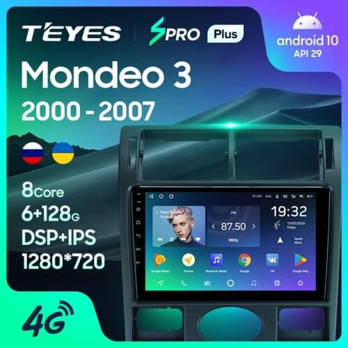 TEYES SPRO Plus For Ford Mondeo 3 2000 - 2007 Car Radio Multimedia Video Player Navigation GPS Android 10 No 2din 2 din dvd