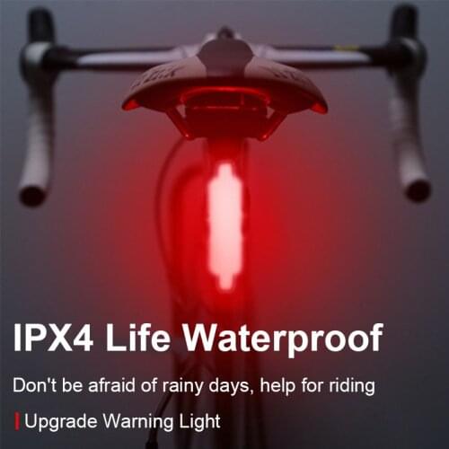 Bicycle Light USB Charging LED Warning Light Night Cycling Tail Light For Mountain Bike Riding Equipment Bike Accessories