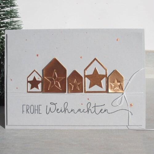 MEET HUANG Star Tag Set Metal Cutting Dies Stencil Scrapbooking Photo Album Card Paper Embossing Craft DIY Die Cut