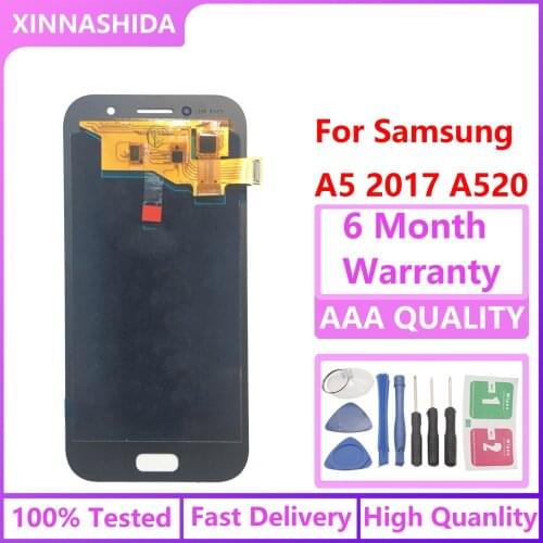 For SAMSUNG GALAXY A5 2017 A520 A520F A520K LCD Display Touch Screen Digitizer Assembly