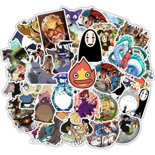 10/30/50PCS Cartoon Anime Dragon Spirited Away Cartoon Graffiti Sticker Luggage Skateboard Sticker Waterproof Sticker Wholesale