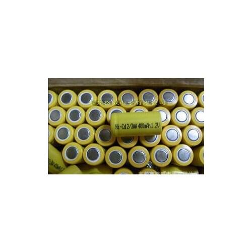 10PCS NI-Cd 2/3AA 400mAh 1.2V 2/3AA400mAh 1.2V NiCd 2/3AA400mAh1.2V Razor rechargeable battery Free shipping