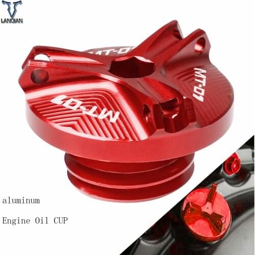 For Yamaha MT01 MT-01 2005 2006 2007-2011 Motorcycle Accessories Aluminum Motorbike Engine Oil Cup Plug Sump Cap Cover Engine