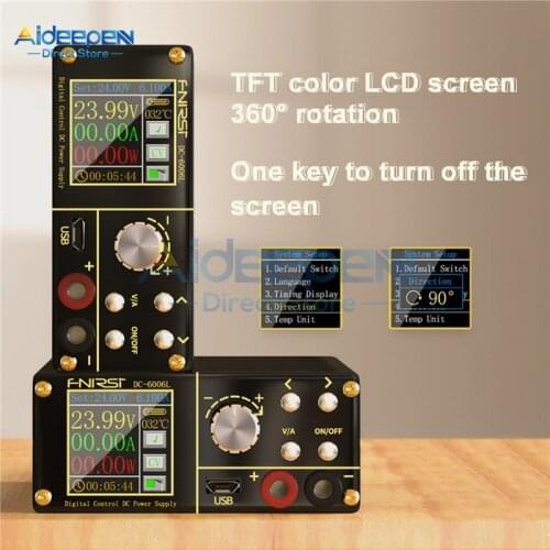 DC6006L 60V 6A 80W Desktop Mini Power Supply DC-DC Voltage Current Step-down Mini Power Supply Buck Voltage Converter Voltmeter