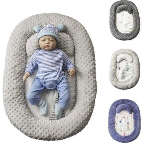 Newborn Baby Bassinet For Bed Portable Lounger Toddler Crib Breathable Sleep Nest With Pillow Sheets New Arrival