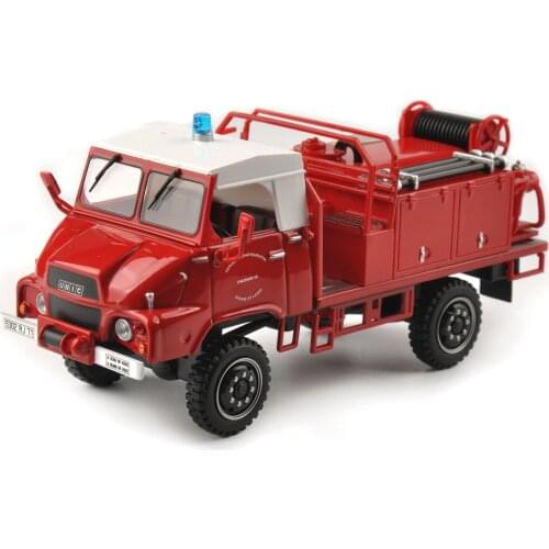 NEW Edition Collection Pompiers Alloy Diecast Vehicles Unic Fire engine truck model for collection gift