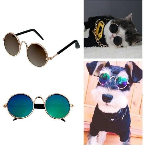 Small Pet Dogs Cat Glasses Sunglasses Dogs Cats Glasses Grooming Eye Wear Protection Sunglasses Pet Accessories Color Random