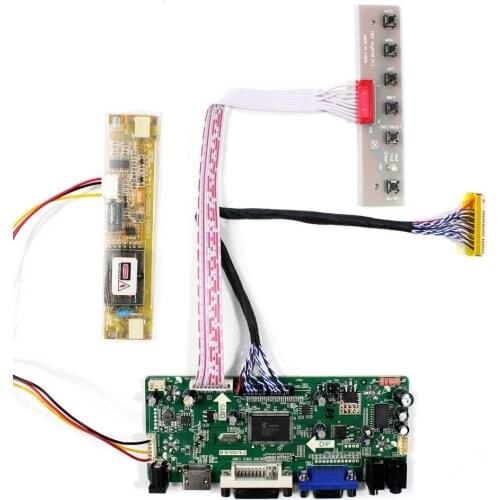 HD MI+DVI+VGA+Audio LCD Controller Board For 17inch 1440X900 N170C3-L01 B170PW07 LTN170X3 LCD Screen