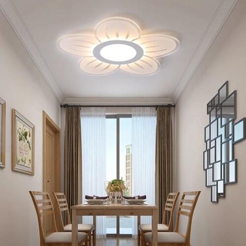 Nordic Design Home Lamp Ceiling Light LED Lustre Luminaire Flower Fixture For Living Room Dining Room Bedroom Kitchen Decoration