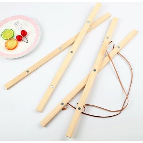 Craft picture frame art hanger pine magnetic poster hanger natural photo frame hanger picture frame painting photo frame canvas