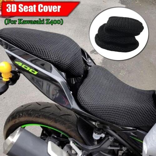 Z400 Mesh Seat Cover Cushion Guard Waterproof Insulation Breathable Net For Kawasaki Z 400 Motorcycle Accessories