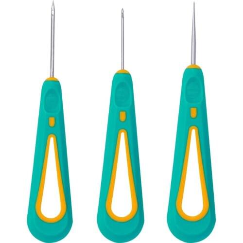 LMDZ Rubber Handle Awl Stitching Awl Canvas Leather Sewing Shoes Manual Repair Tool Leather Craft Accessories Stitching Awl