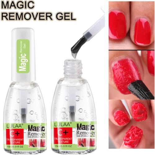 LULAA Magic Nail Gel Remover UV Gel remover Nail Polish Remover Degreaser Liquid Remove Sticky Layer Manicure Tool Varnishes