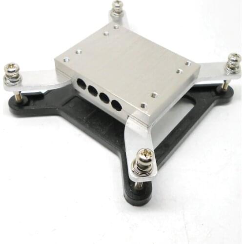 1155 1150 Heat pipe clamp Aluminum nickel plating cross 4pcs diameter 6mm thermotube heat 1155 buckle(holder+screw+backplane)