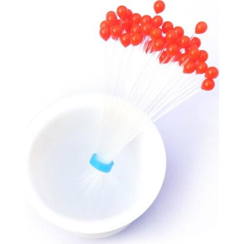 UV-X Crab And Shrimp Crustacean Eyes Fly Tying Materials Fluorescent Orange Red 50Pcs Per Pack