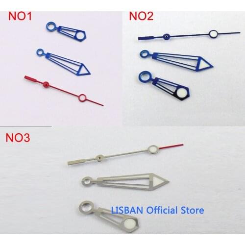 Lisban Brand New Silver White Color Luminous Watch Hands Fit MIYOTA 8205 8215 DG2813/3804 Automatic Movement