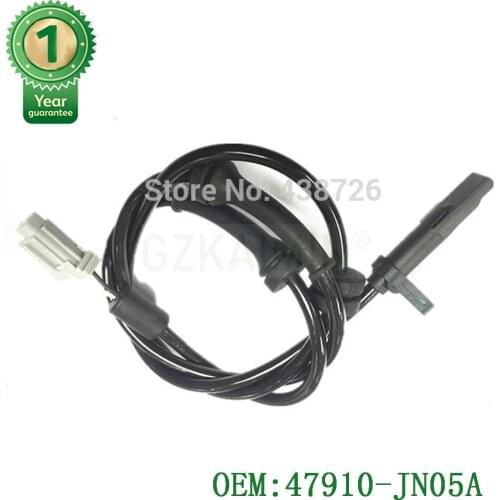 High Quality Auto Car Parts Front Right Left ABS Wheel Speed Sensor OEM 47910-JN05A FOR NISSAN TEANA J32