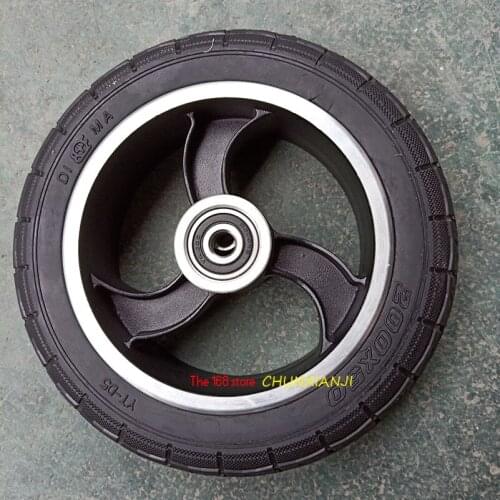200x50 solid wheel for Electric Scooter Tyre With Wheel Hub 8" Scooter Tyre Aluminium Alloy Wheel Electric Vehicle