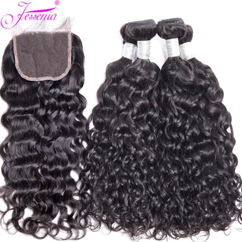 30Inch Water Wave Lace Closure Cheap Remy Human Hair Wigs 150% Density Wet and Wavy Lace Frontal Wig For Black Women 13X4 Lace