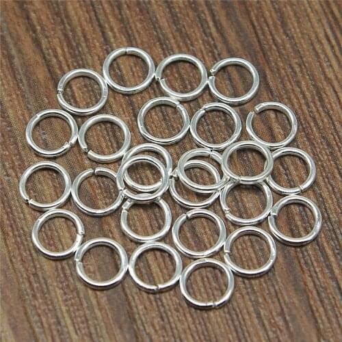 400pcs 5 Colors 3~10mm Metal DIY Jewelry Findings Open Single Loops Jump Rings & Split Ring For Jewelry Making