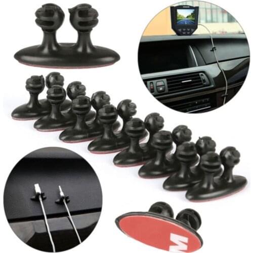 8pcs Car Wire Clip Stickers for SEAT Ibiza Leon Toledo Arosa Arona Alhambra Exeo FR Supercopa Mii Altea Cordoba cupra concept