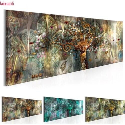 Abstract money Tree Diy Diamond Painting Cross Stitch diamond Mosaic kit 5D square Full Diamond Embroidery rhinestone home decor