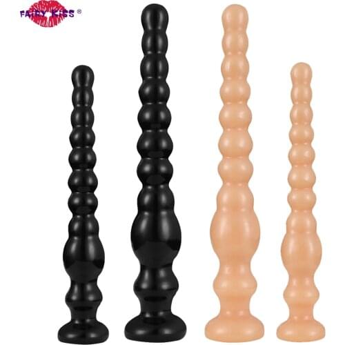 Long Anal Beads Plug With Suction Cup Anus Backyard Anal Balls Prostata Massage Butt Plug Erotics Adults Sex Toys For Women Men