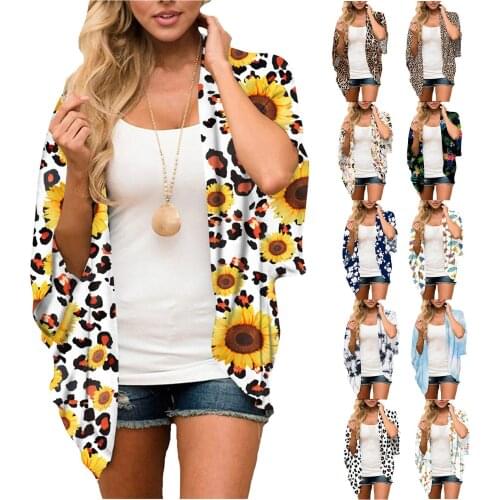 CHAMSGEND Leopard Blouses