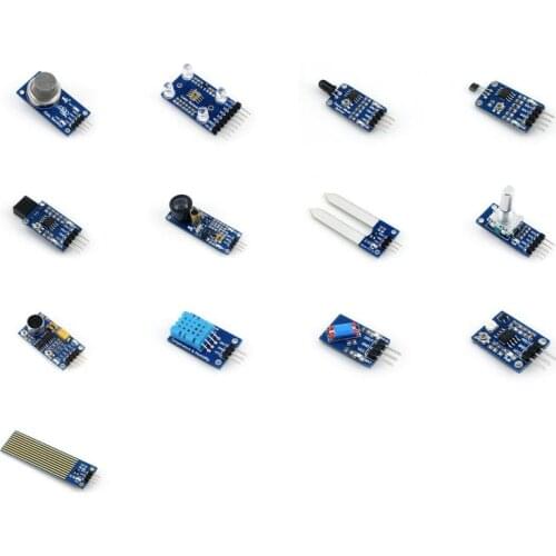 Waveshare Sensor compatible Arduino Gas Color Flame Metal Hall IR Laser Soil Moisture Rotation Sound Temperature Tilt UV Liquid