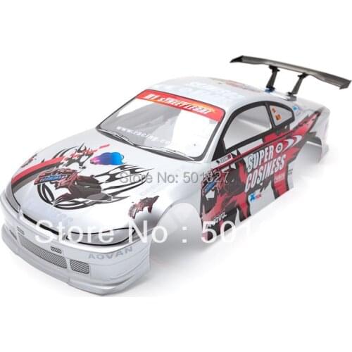 YUKALA rc parts PVC painted shell body for 1/10 RC car190mm No:007 size:450mm*190mm*110mm