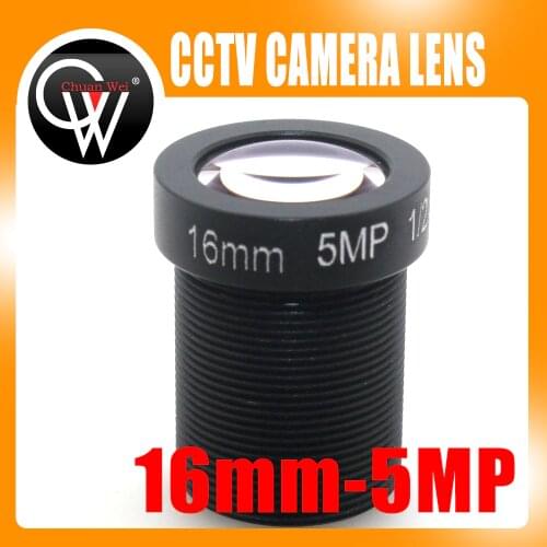 HD 5mp 16mm lens cctv lens IR Board 1/2.5" M12x0.5 view 50m for Security IP Camera