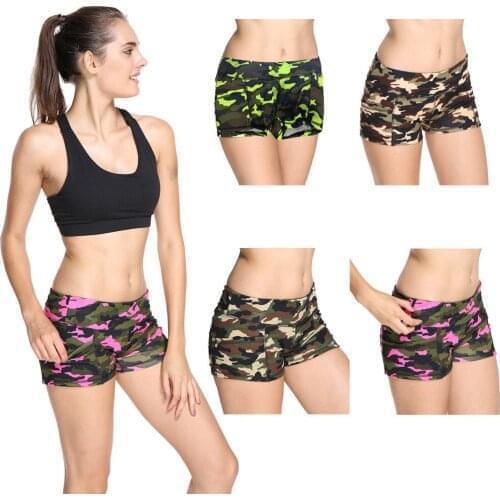 Camouflage High Waist Workout Shorts Seamless Fitness Yoga Shorts Scrunch Butt Yoga Running Shorts Sport Women Gym Leggings #PY
