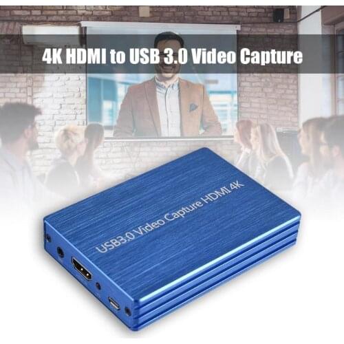 USB 3.0 HDMI Video Capture 1080P 4K@60Hz HD HDMI to USB Video Capture Card Dongle Game Streaming Live Streaming