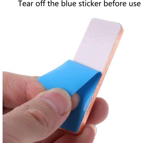 Copper NVME NGFF M.2 Heatsink 2280 SSD Metal Sheet Thermal Conductivity Silicone Wafer Cooling Fan Heatsink