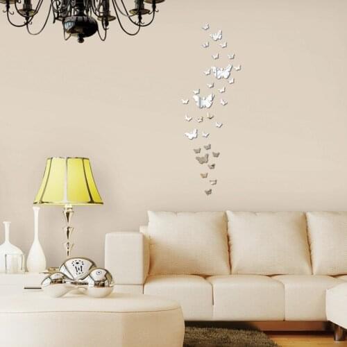MicroPlush Mirror Wall Stickers