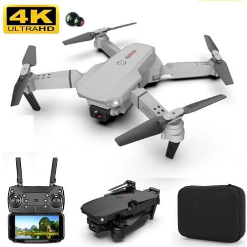 E88 Mini Drone With 4K HD Dual 1080P Camera Aerial Photography Folding Helicopter Professional Height Hold Quadcopter RC Drones
