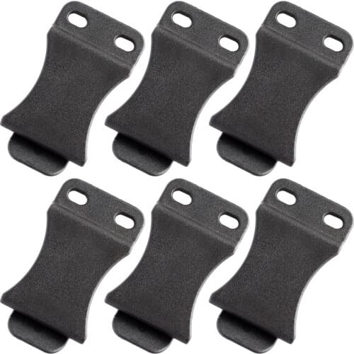 Set of 6, QingGear Flush Quick Release Holster Sheath Clip IWB Belt Clip Loop With Screws DIY Outdor Tool