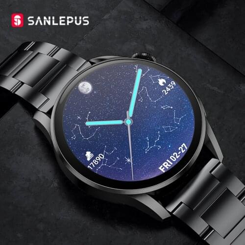 SANLEPUS 2021 NEW Wireless Charging Smart Watch Women Men Smartwatch Fitness Bracelet IP68 Waterproof For Android Apple Huawei