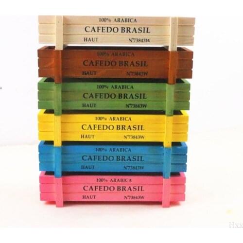 New Vintage Wood Garden Flower Planter Succulent Pot Rectangle Trough Box Plant Bed