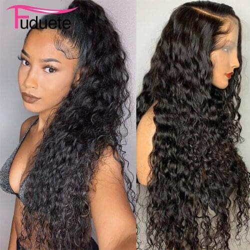 Fuduete Water Wave Lace Front Wig Human Hair Wigs 13x6/13x4 Lace Frontal Wig 4x4/5x5 Lace Closure Wig Brazilian Hair Wigs Remy