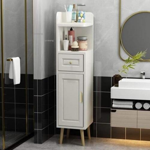 Living Room Balcony Bathroom Shelf Toilet Bedroom Dormitory Organizer Small Apartment Floor Corner Cabinet Hotel Storage Racks