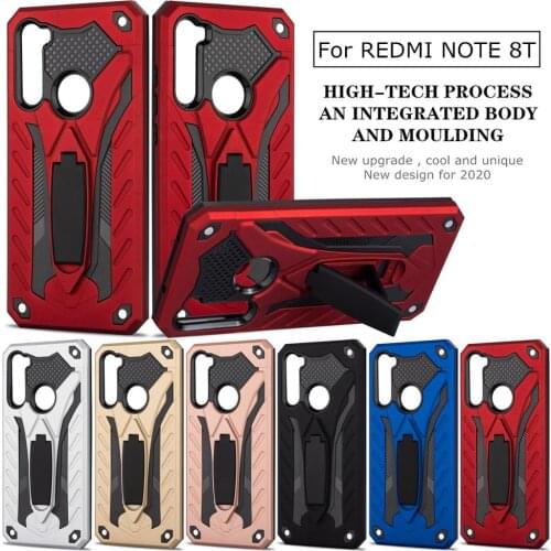 Shockproof Armor Phone Case For xiaomi 1A 5X Note3 max2 CC9 pro 10lite Redmi note8t Bracket Anti-Fall Cover Silicon Bumper Case