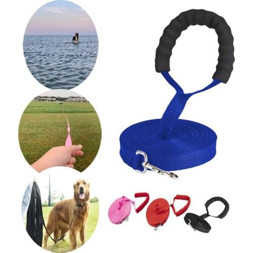 Pet Dog Obedience Recall Training Agility Lead 10M 15M 20M 30M 50M Dog Training Leash For Dog Cat Play Camping Backyard Leash