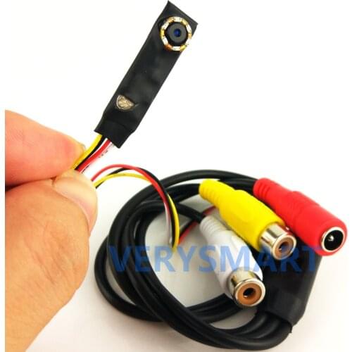 Super Small Camera CCTV Home Security Surveillance Camera Video Audio Analog Camera with 6pcs 940nm IR LEDs Support Night Hidden