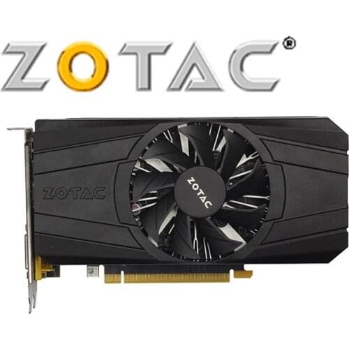 ZOTAC GTX1050Ti 4GD5 Video card 128bit GDDR5 Graphics Card for NVIDIA GTX 10 series GeForce GTX 1050Ti 4GB Cards HDMI DVI Used