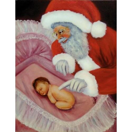 High quality Oil painting Canvas Reproductions Christmas Eve patrick jmurphy By Joni McPherson hand painted