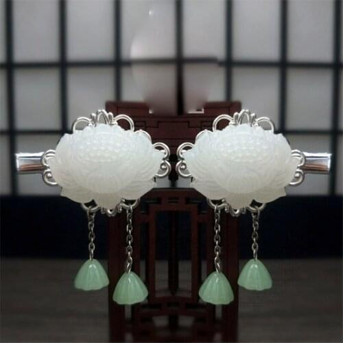 Handmade Hairpin Classical Hair Clip for Hanfu Cheongsam Headdress Decor Accessories Daily Cosplay Prop Women Girl Gift