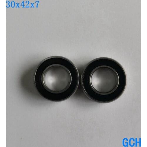 2PCS 30X42X7mm S61806 2RS CB ABEC5 Stainless Steel Hybrid Hub Bearings